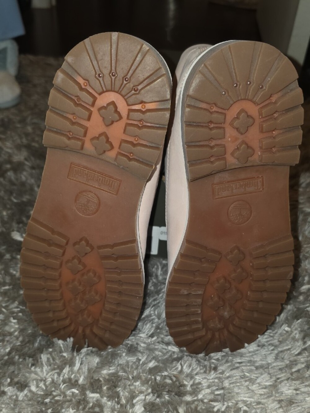 Timberland Women's Light Pink Rose Gold Lace-Up Premium Boots - Picture 4 of 6